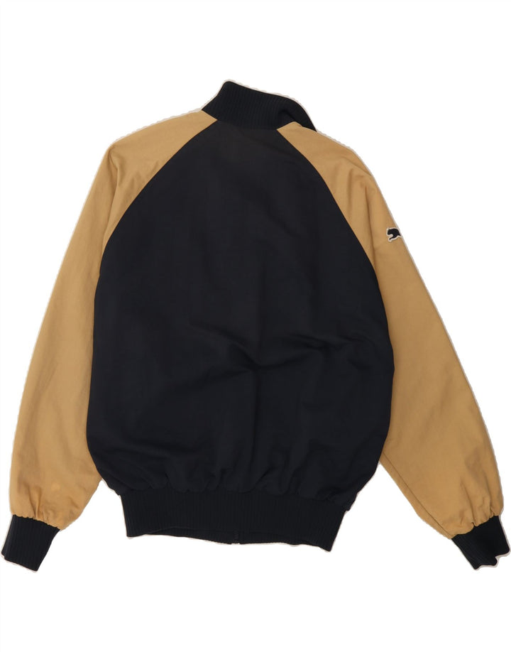 PUMA Herren-Trainingsanzug-Top-Jacke, mittelgroß, Marineblau, Farbblock