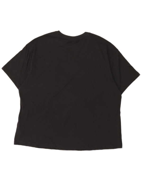 Nike Damen-T-Shirt in Übergröße, Größe UK 18, XL, Schwarz, Baumwolle