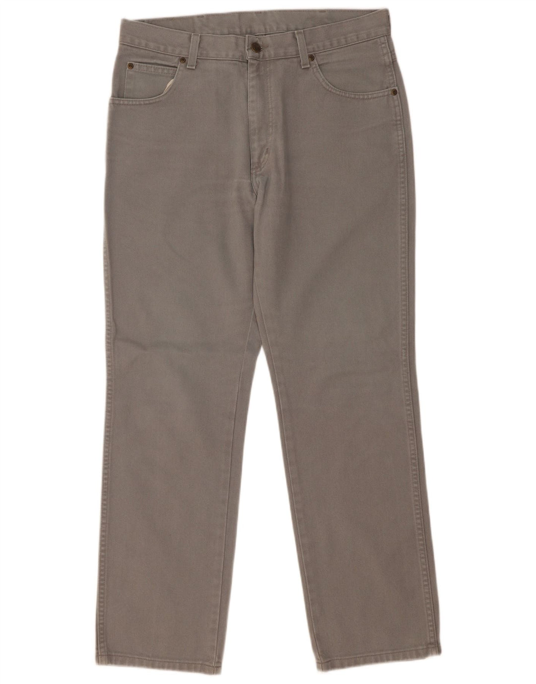 Wrangler Herren-Jeans mit normaler Passform, gerade Passform, W34, L30, graue Baumwolle