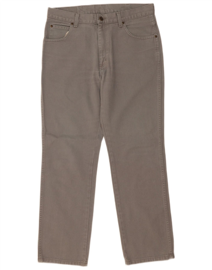 Wrangler Herren-Jeans mit normaler Passform, gerade Passform, W34, L30, graue Baumwolle