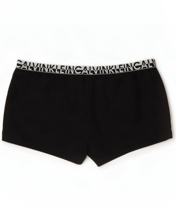 Calvin Klein Damen Badeshorts mit Grafik, UK 14, groß, Schwarz, Farbblock