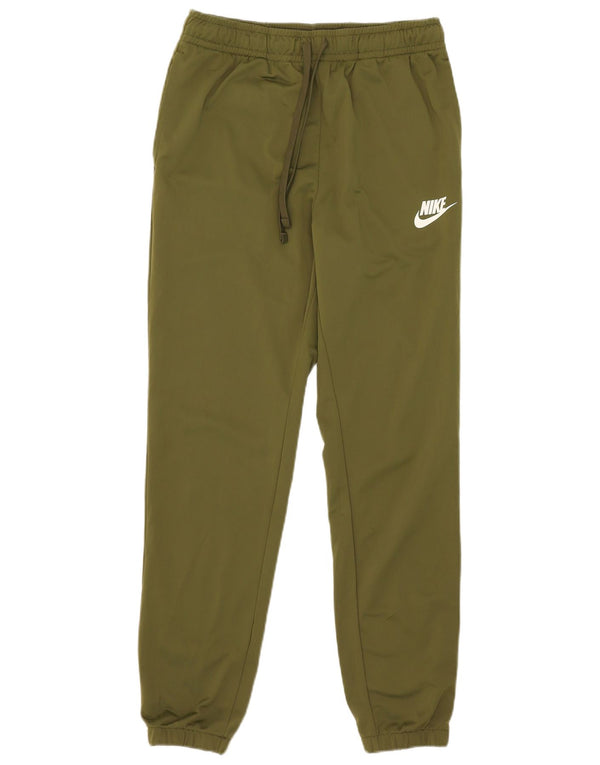 Nike Womens Tracksuit Trousers Joggers Large Khaki Polyester