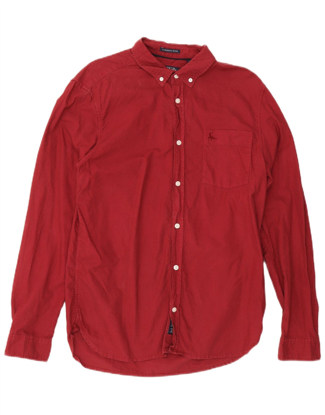 Jack Wills Herrenhemd Mittelrot