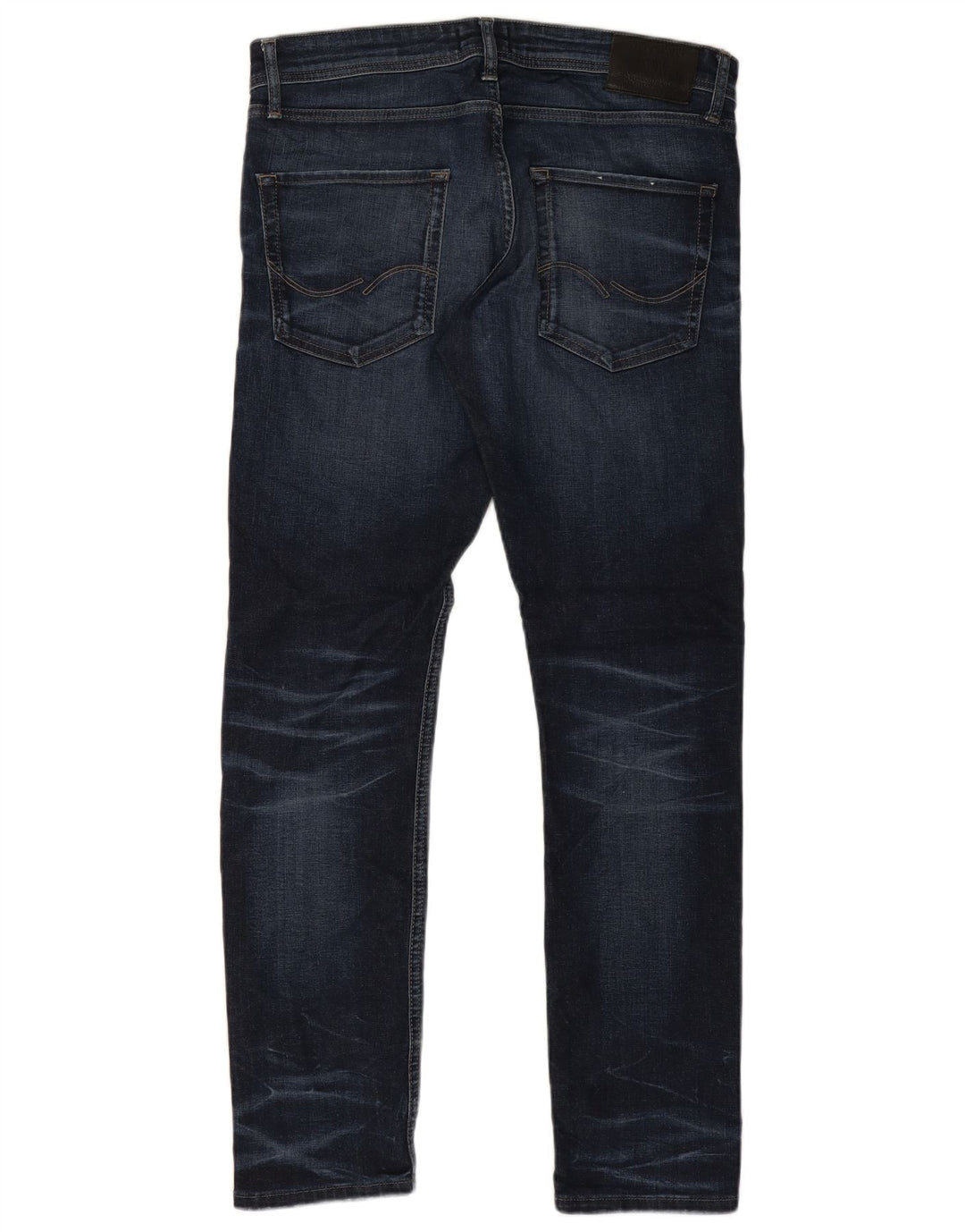 Jack & Jones Herren GLENN Slim Jeans W34 L32 Blaue Baumwolle