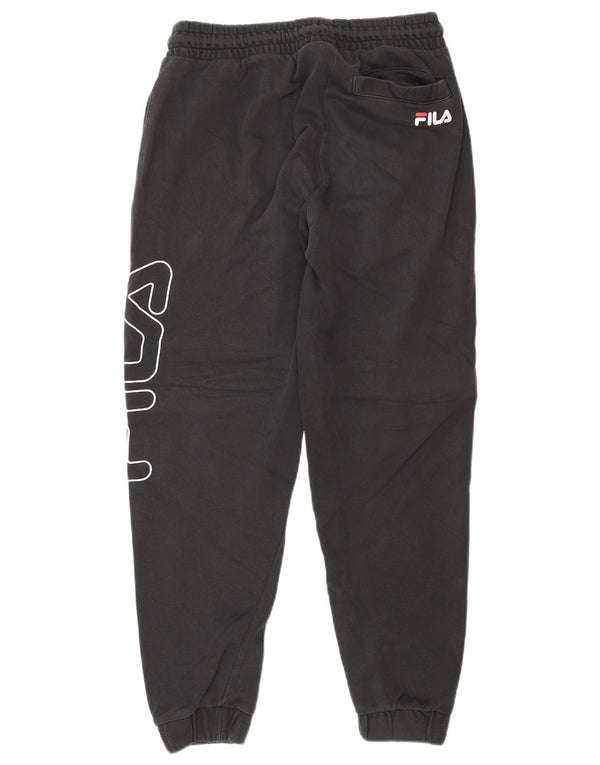 FILA Damen Grafik-Trainingshose, Jogginghose, UK 6, XS, Schwarz