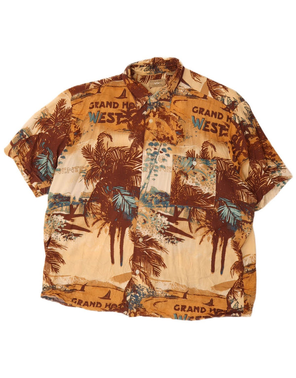Natural Issue Herren Grafik-Kurzarmhemd XL Mehrfarbig hawaiianisch