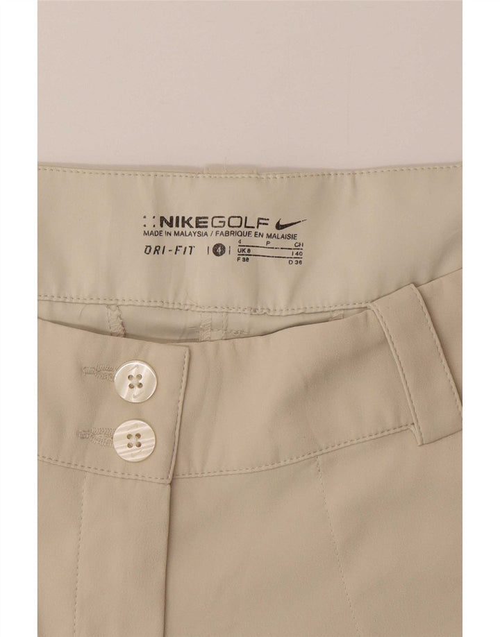 Nike Herren Dri Fit Chino Shorts UK 8 Small W30 Beige Polyester
