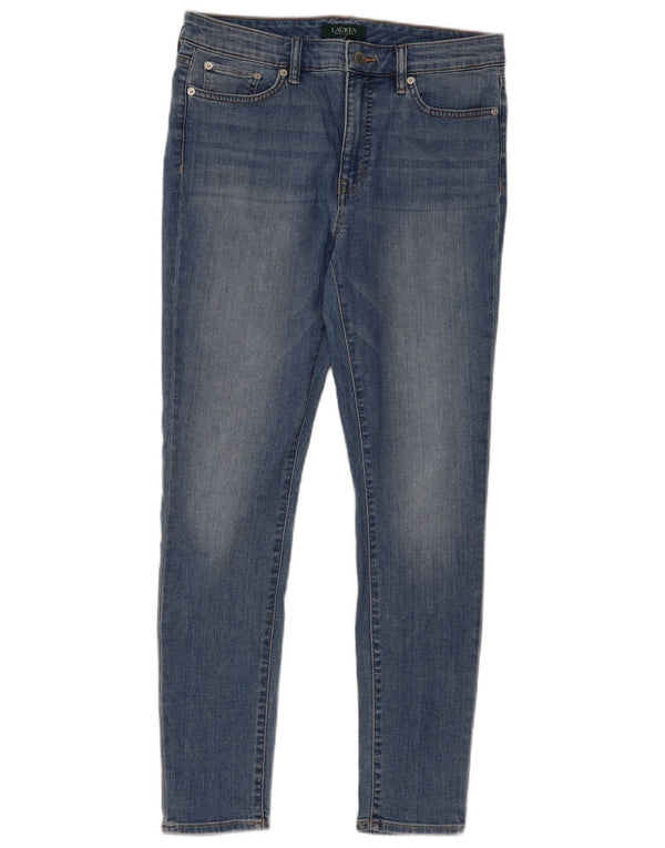 Ralph Lauren Damen Skinny Jeans US 10 Large W32 L30 Blaue Baumwolle
