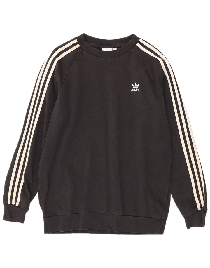 Adidas Herren Sweatshirt Pullover Medium Schwarz Baumwolle