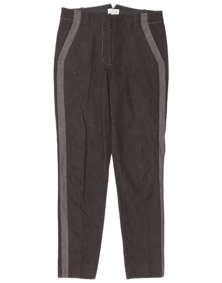 JIGSAW Slim Chino-Hose für Damen, UK 10, Größe S, W30, L29, Schwarz, Farbblock