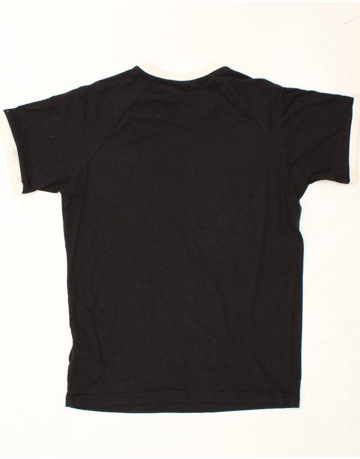 ADIDAS Mens T-Shirt Top Small Black Cotton Vintage Adidas and Second-Hand Adidas from Messina Hembry 