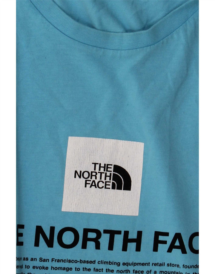 The North Face Herren Grafik-T-Shirt-Oberteil Mittelblau