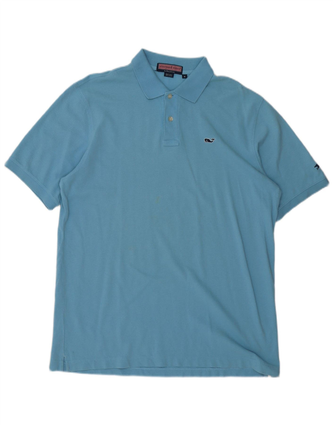 VINEYARD VINES Herren-Poloshirt aus mittelblauer Baumwolle