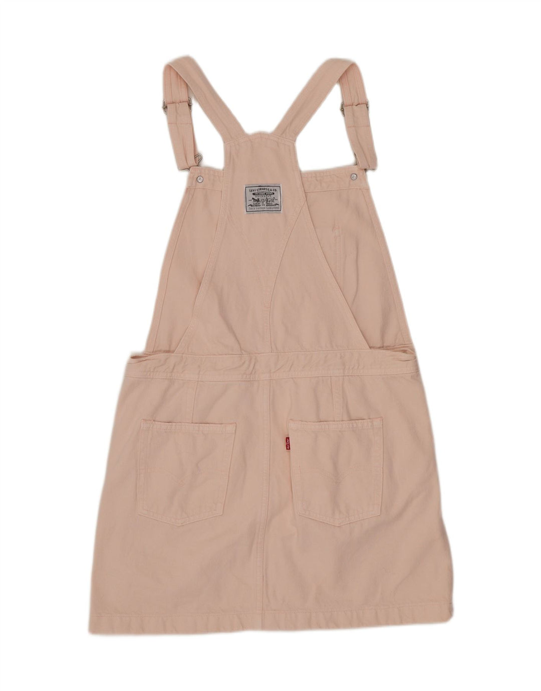 Levi's Damen Latzhose Jeansrock Medium W34 Rosa Baumwolle