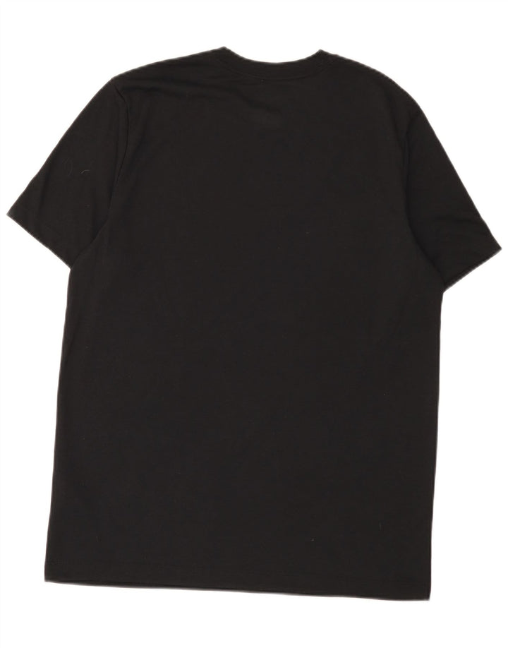 Nike Herren Dri Fit Graphic T-Shirt Top Mittelschwarzes Polyester