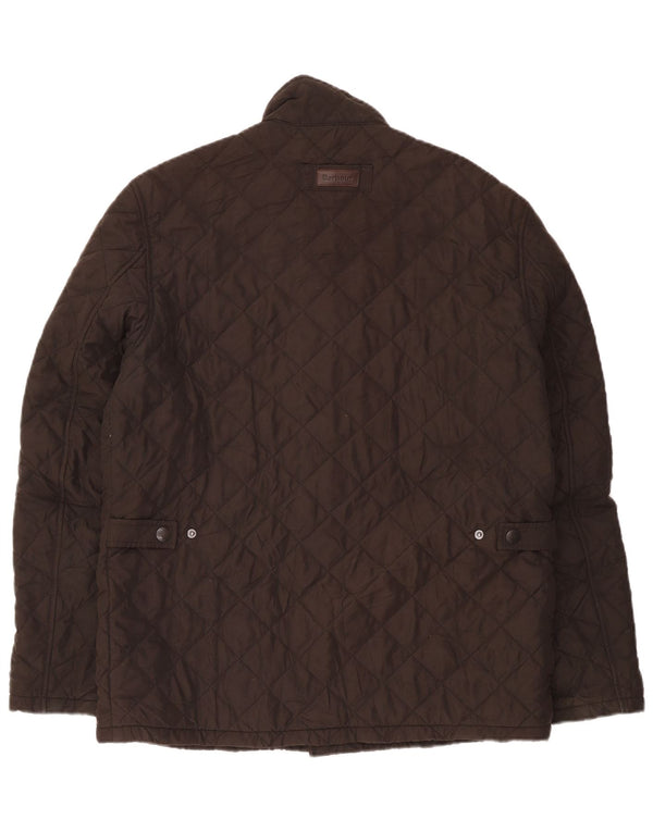 Barbour Herren Steppjacke UK 40 Large Braun