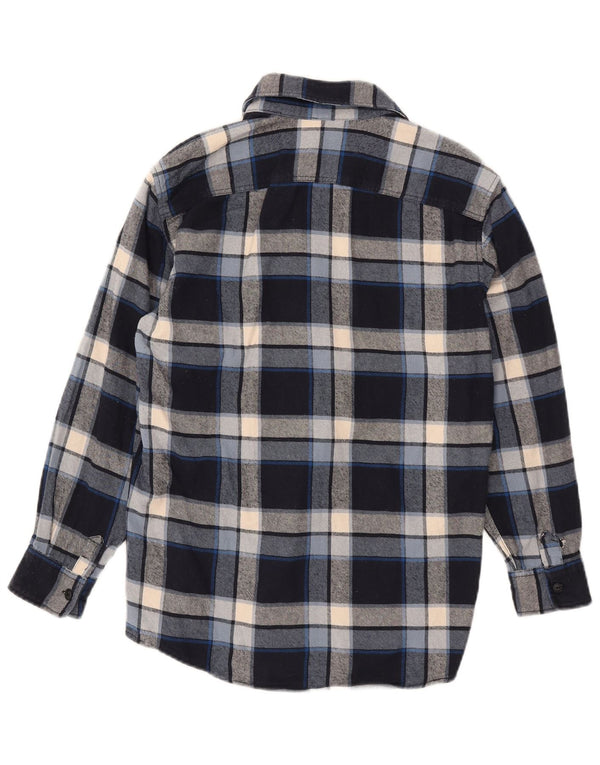 Gap Herren Flanellhemd XS Blau karierte Baumwolle