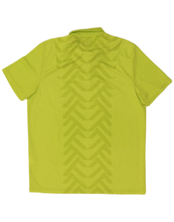 Under Armour Herren Heat Gear Poloshirt XL Grün Geometrisch Polyamid