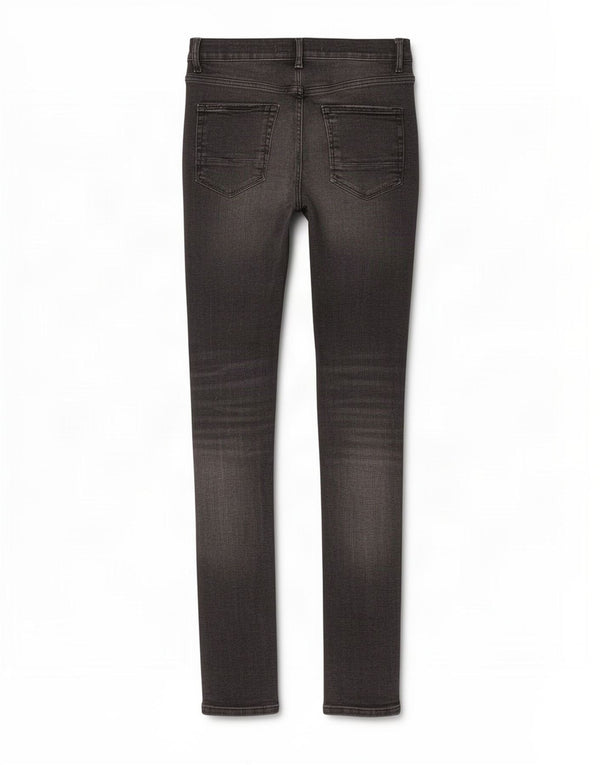 Zara Damen Distressed Skinny Jeans EU 42 Large W32 L33 Schwarze Baumwolle