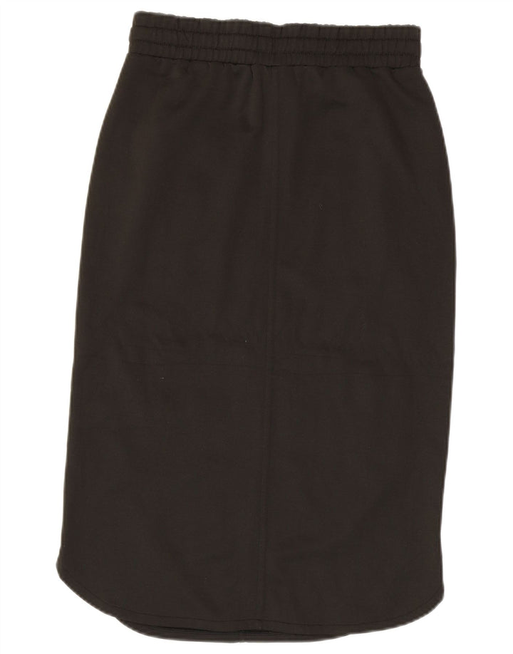 BENETTON Damen Midirock Small W27 Khaki Polyester