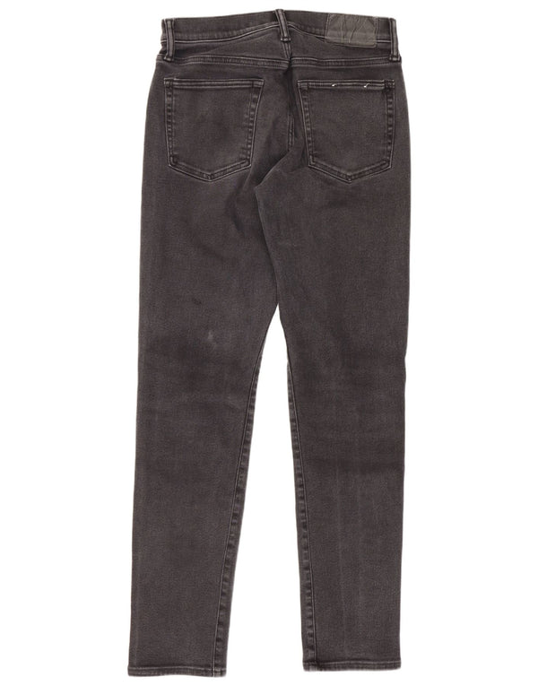 Gap Damen Slim Tapered Jeans W30 L32 Schwarze Baumwolle