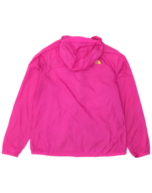 The North Face Damen-Regenjacke mit Kapuze, UK 18 XL, rosa Nylon