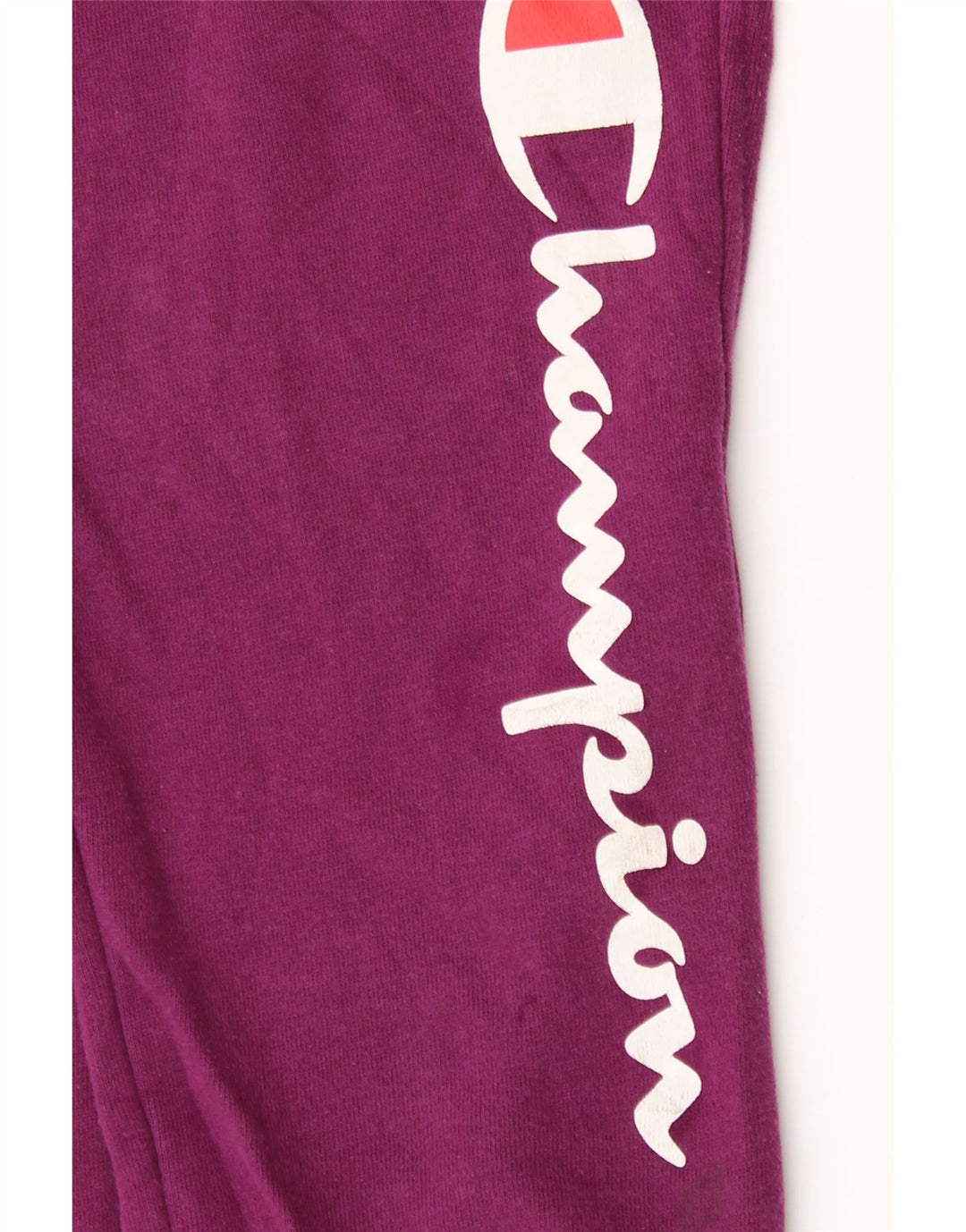 CHAMPION Womens Graphic Trainingshose Jogger UK 18 XL Lila Baumwolle