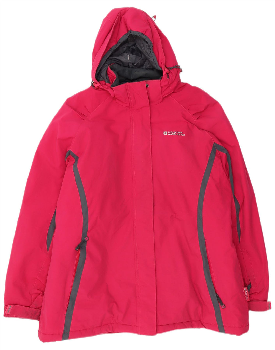 Mountain Warehouse Damen-Windbreaker-Jacke mit Kapuze, übergroß, Gr. 18, XL, Rosa