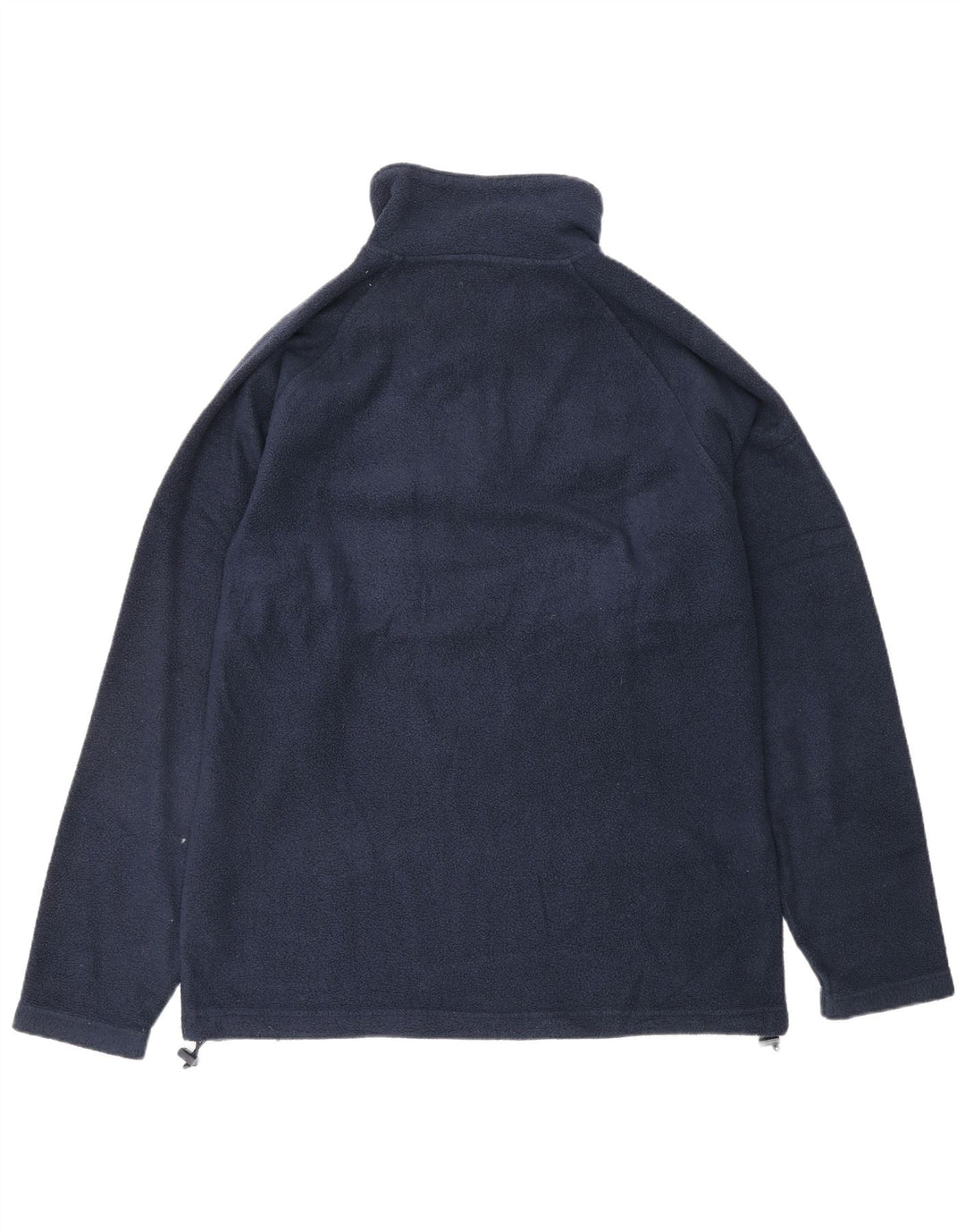 KAPPA Herren-Fleecepullover mit Reißverschluss am Hals, mittelgroß, Marineblau