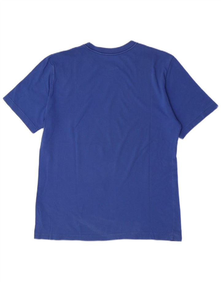 Nike Herren-T-Shirt mit normaler Passform, Grafik, Größe L, Blau