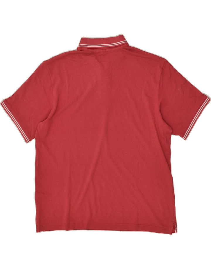 CHAMPION Mens Polo Shirt Large Pink Cotton | Vintage Champion | Thrift | Second-Hand Champion | Used Clothing | Messina Hembry 