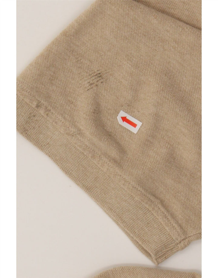 IZOD Mens Polo Shirt XL Beige Cotton Vintage Izod and Second-Hand Izod from Messina Hembry 