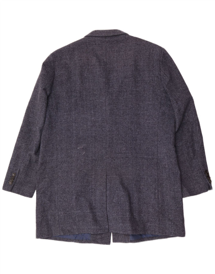 Marks & Spencer Herrenmantel UK 44 2XL Marineblau Polyester