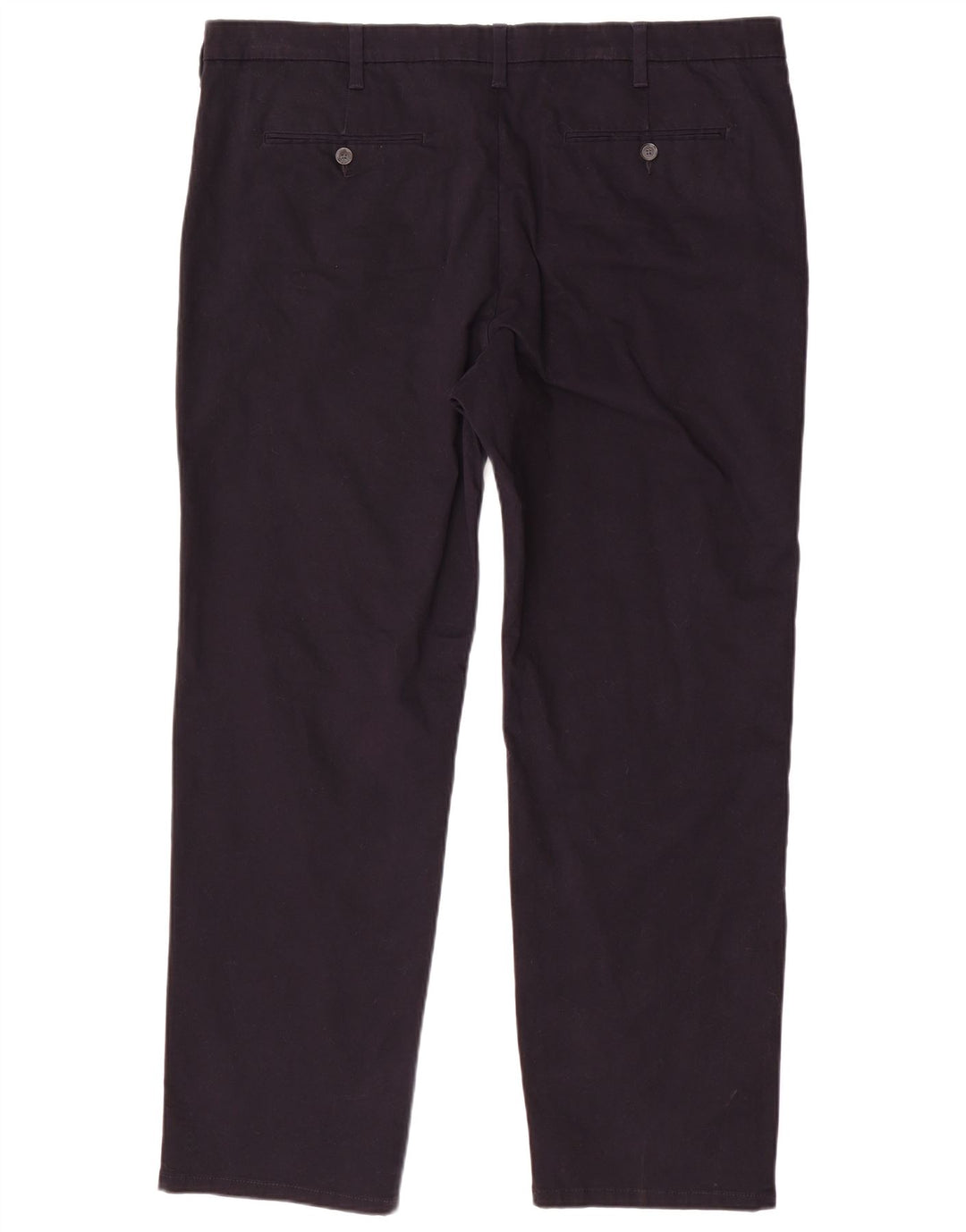 Marks & Spencer Herren-Chinohose mit normaler Passform und gerader Passform, W42 L31, Marineblau