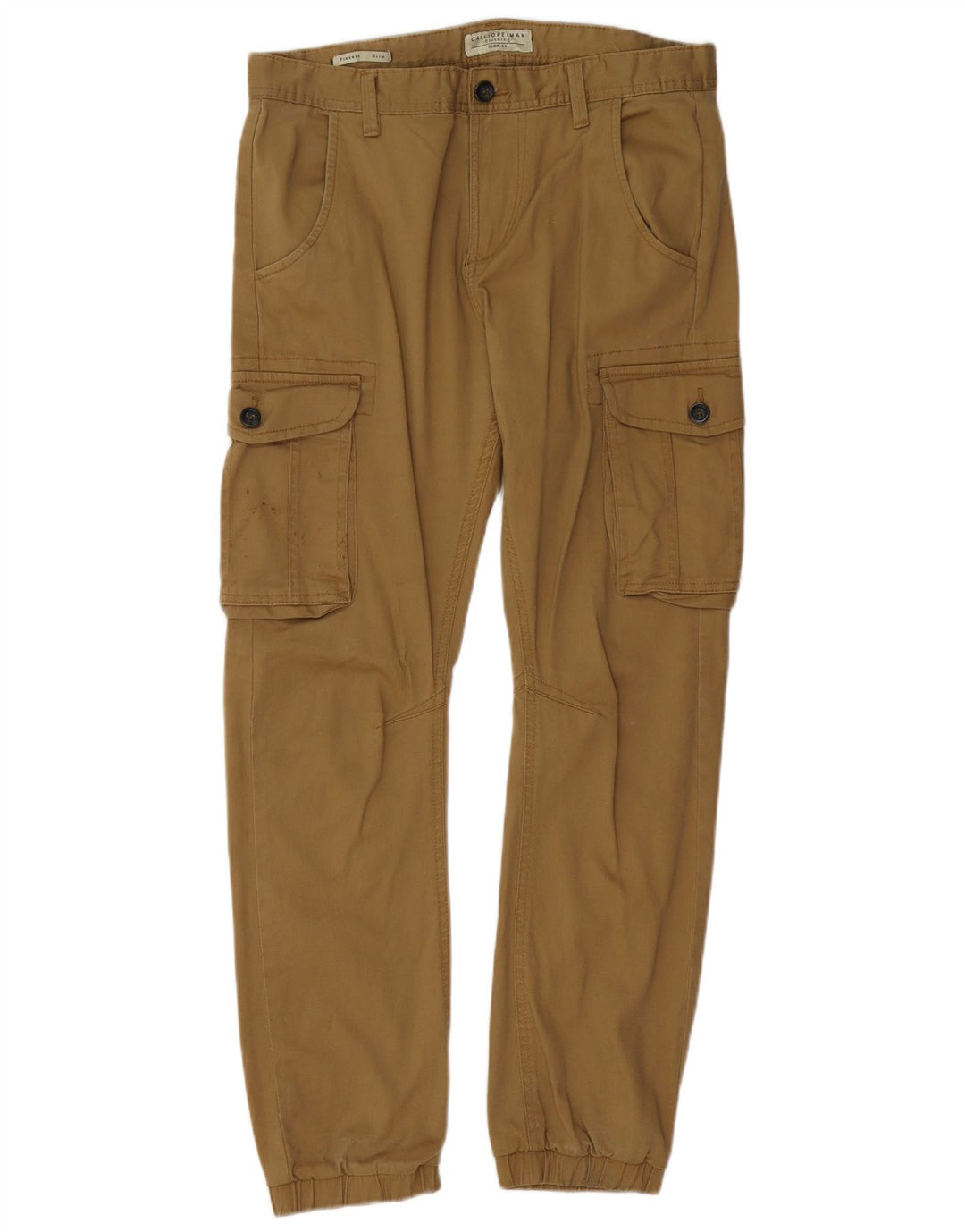 CALLIOPE Herren Firenze Joggers Cargohose IT 44 XS W32 L28 Beige