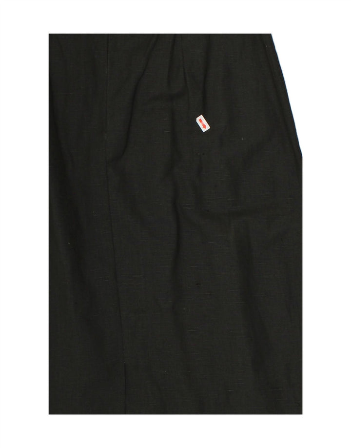 CAROL Womens Pencil Skirt IT 42 Medium W28 Grey Cotton Vintage Carol and Second-Hand Carol from Messina Hembry 