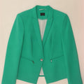 Marks & Spencer Damen 1-Knopf-Blazerjacke UK 14 Mittelgrün