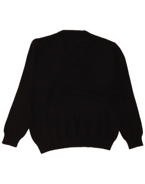 Gant Damen-Pullover mit V-Ausschnitt, UK 18, XL, schwarze Wolle
