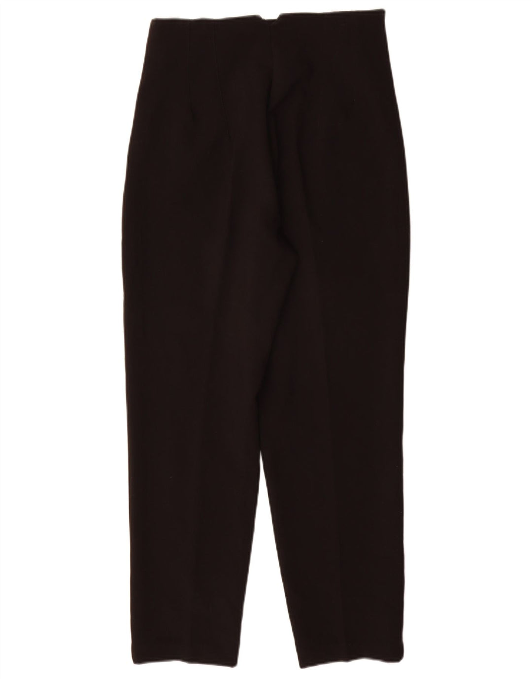 Zara Damen Tapered Chino Hose Medium W28 L27 Schwarz Polyester