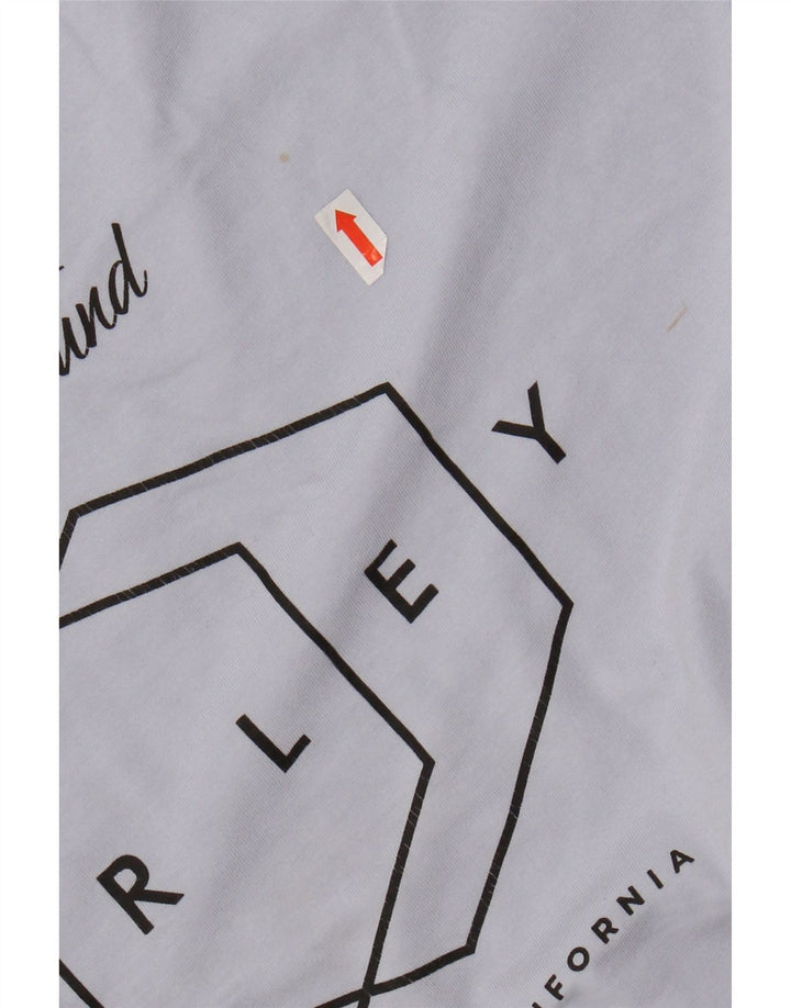 HURLEY Herren-T-Shirt mit Grafik, mittelblaue Baumwolle