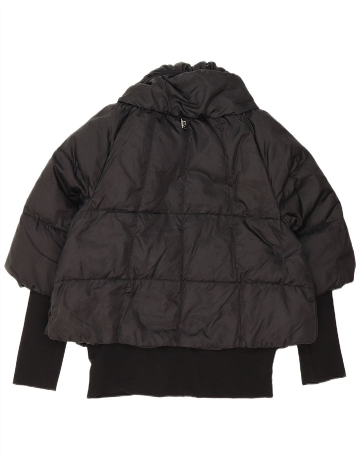 Liu Jo Damen Wattierte Jacke IT 42 Mittelschwarzes Polyester