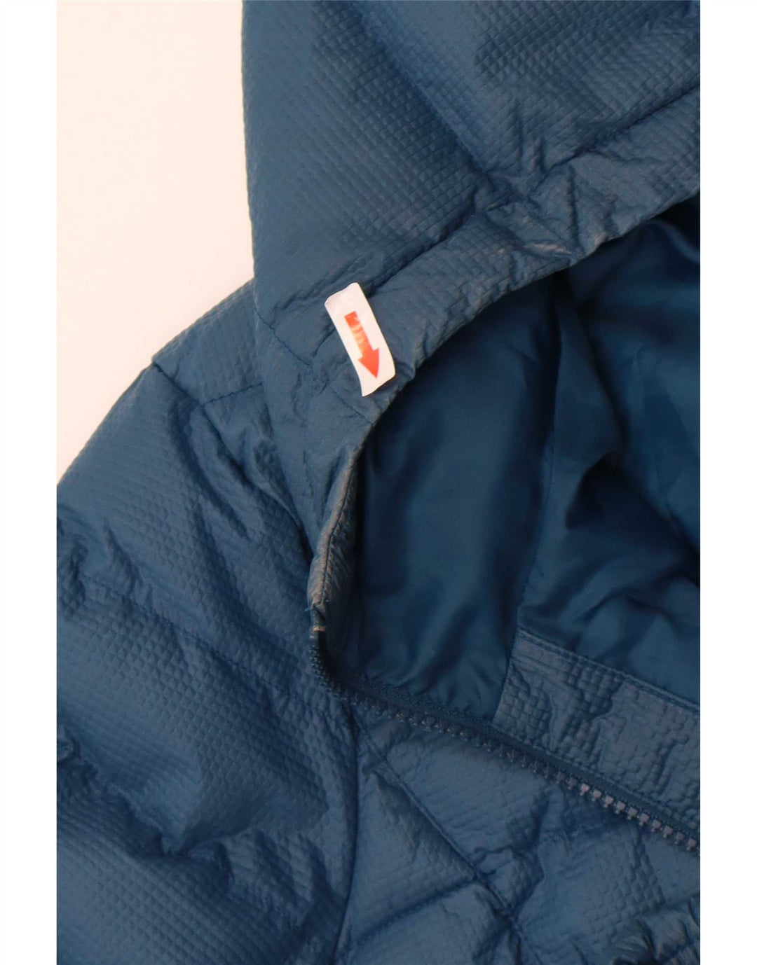Adidas Damen-Jacke mit Kapuze, gepolstert, UK 10, Größe S, marineblaues Nylon