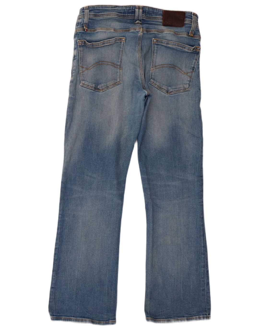Tommy Hilfiger Herren Bootcut Jeans W32 L30 Blaue Baumwolle