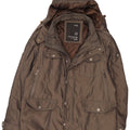 WPM Herren-Parka mit Kapuze, UK 44, 2XL, braun, Polyester