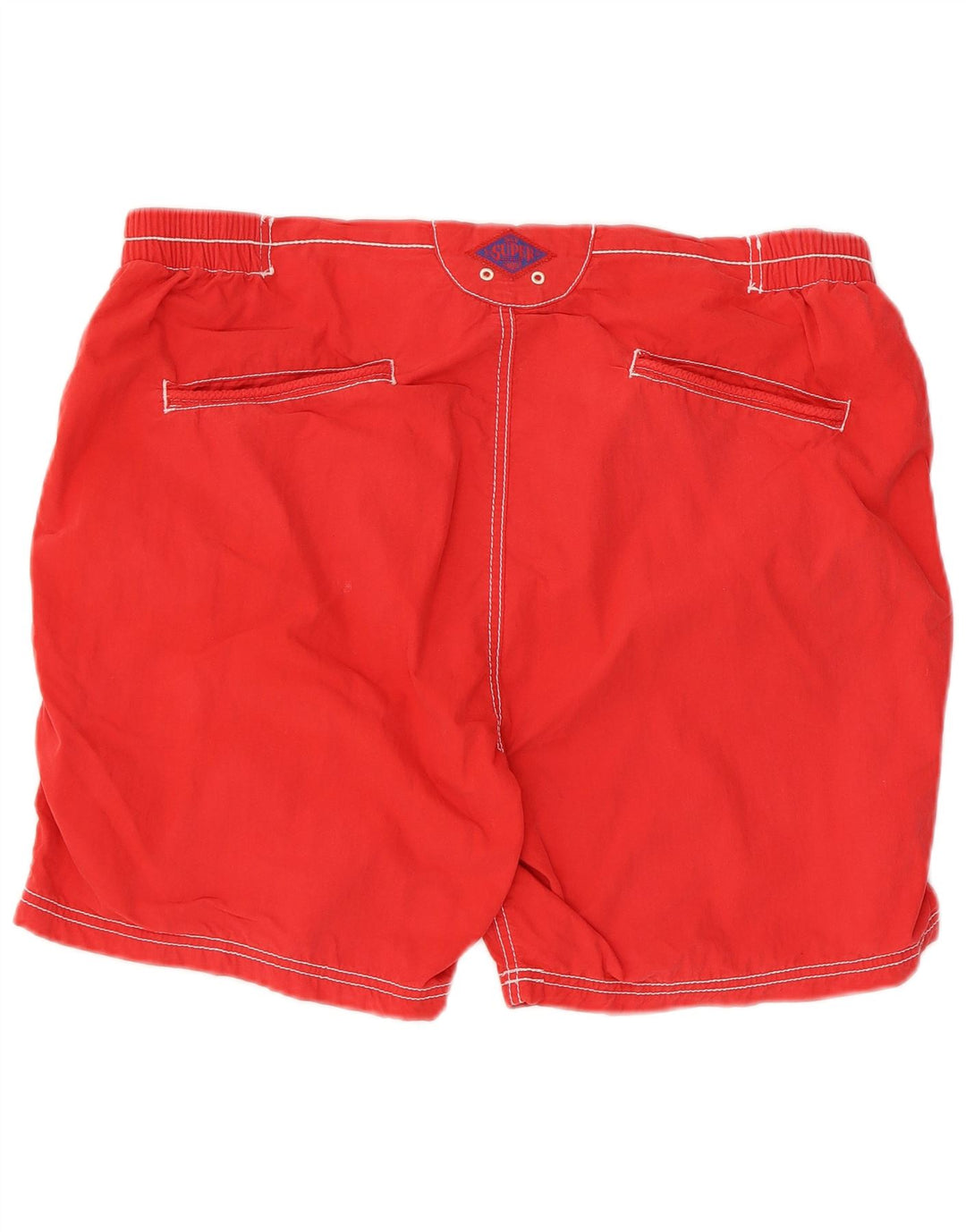 Superdry Herren-Badeshorts 2XL aus roter Baumwolle