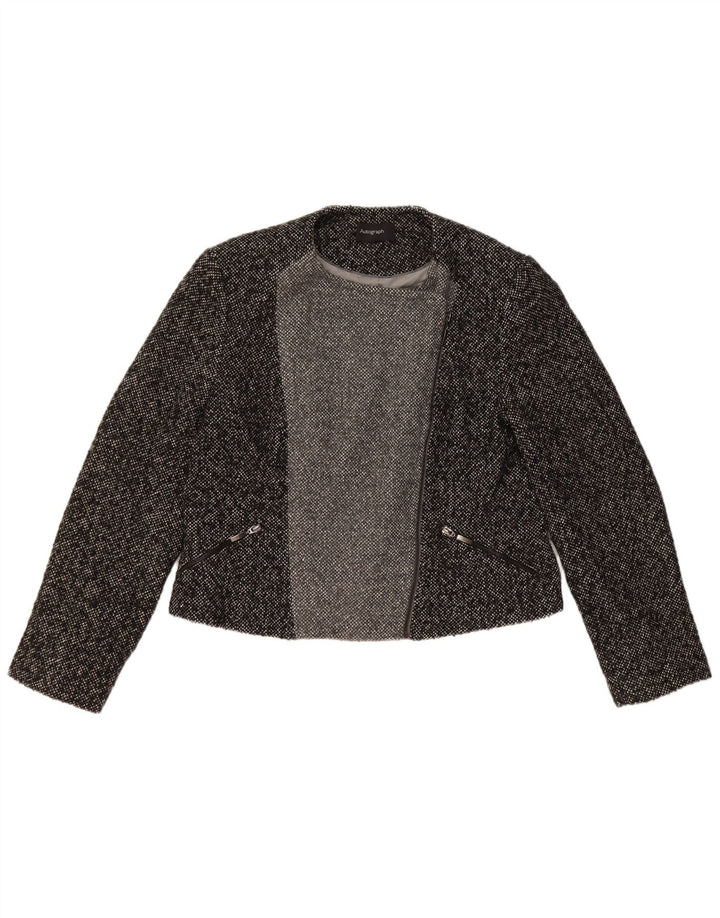 Marks & Spencer Damen Autograph Blazer Jacke UK 16 Large Grau meliert