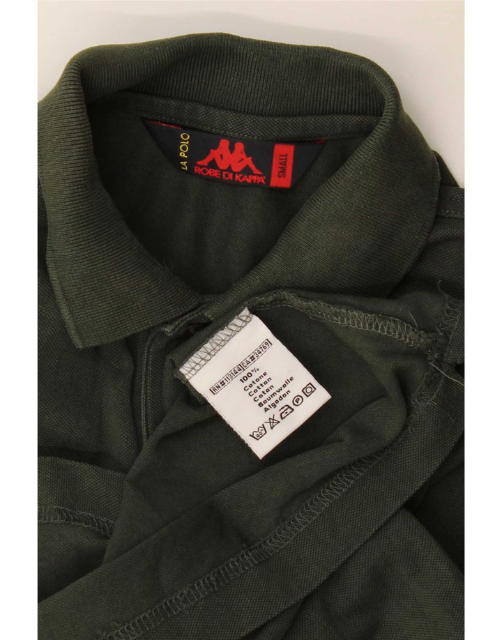 Kappa Herren Poloshirt Small Khaki Baumwolle