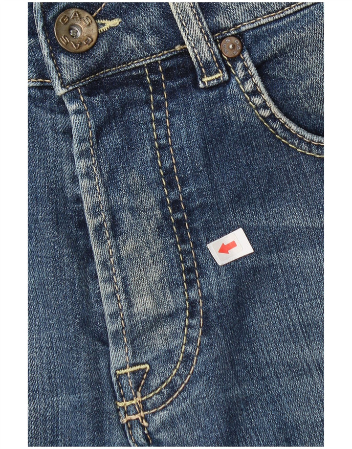 Gas Herren Jeansshorts W31 mittelblaue Baumwolle