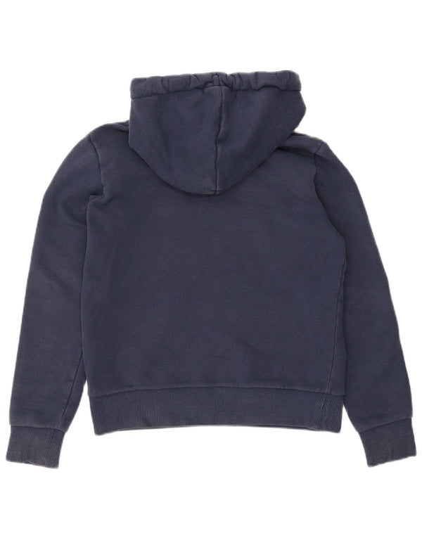 Superdry Damen-Pullover mit grafischem Kapuzenpullover, Gr. 8, Marineblau