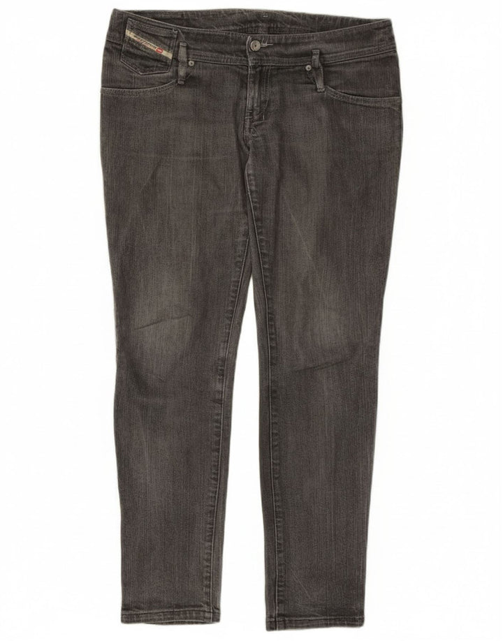 Diesel Damen Skinny Jeans W32 L30 Graue Baumwolle